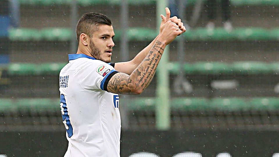 Striker Inter Milan Mauro Icardi. Copyright: © indosport